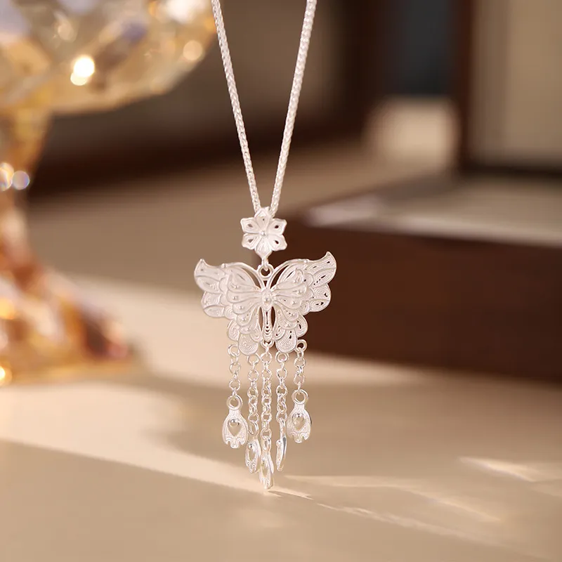 LIPSW S999 Fine Silver Necklaces Women's-1