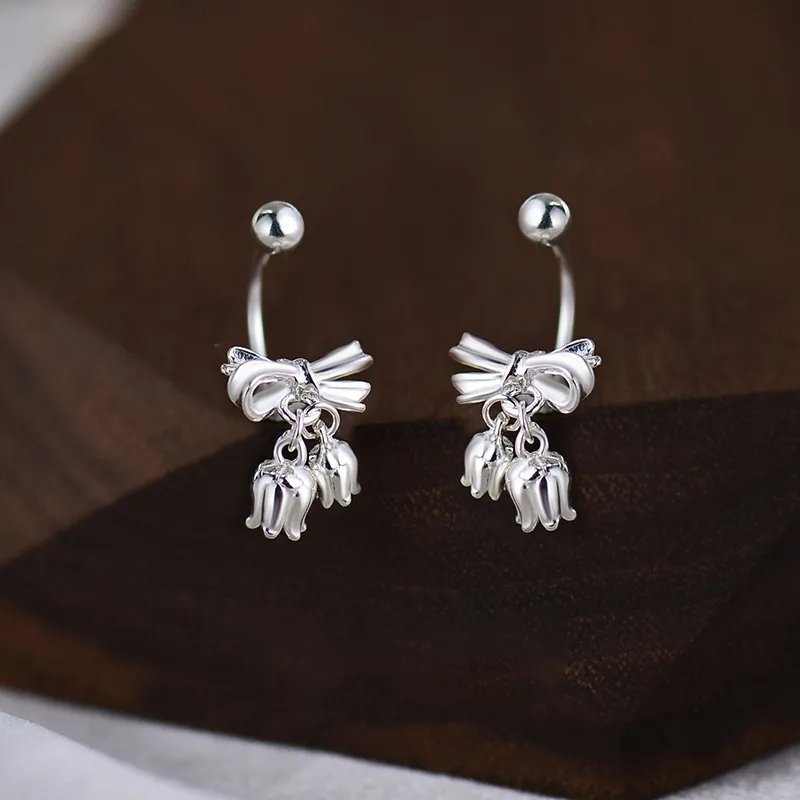 LIPSW 999 Fine Silver Earrings Women's-1