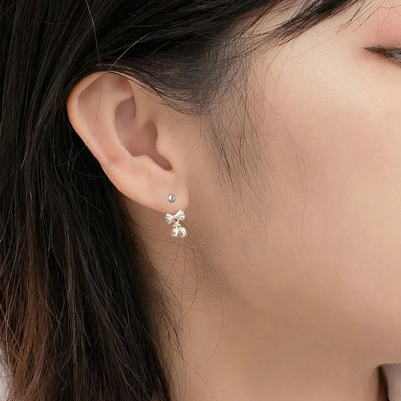 LIPSW 999 Fine Silver Earrings Women's-3