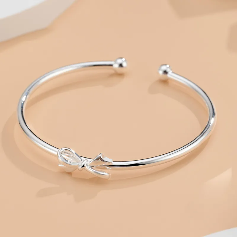 LIPSW 999 Fine Silver Bangles Women's-2
