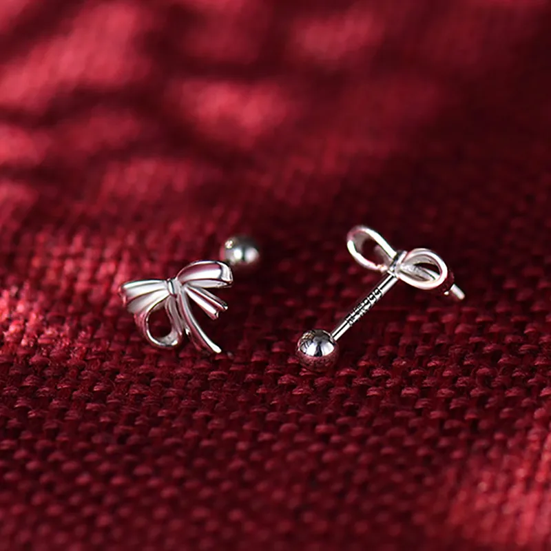 LIPSW S 999 Fine Silver Stud Earrings Women's-2