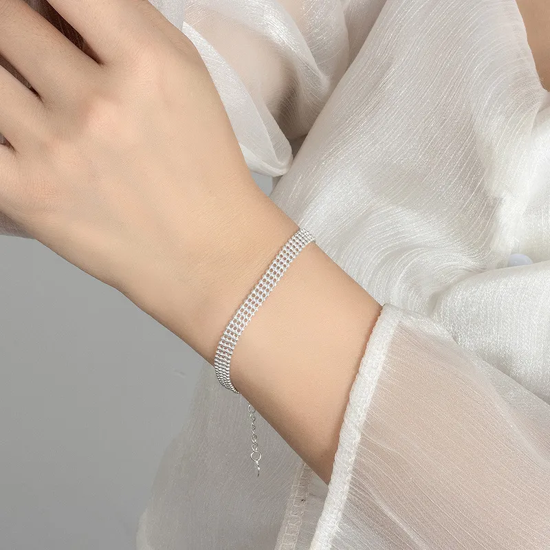 LIPSW S925 Silver Bracelets Women's-3
