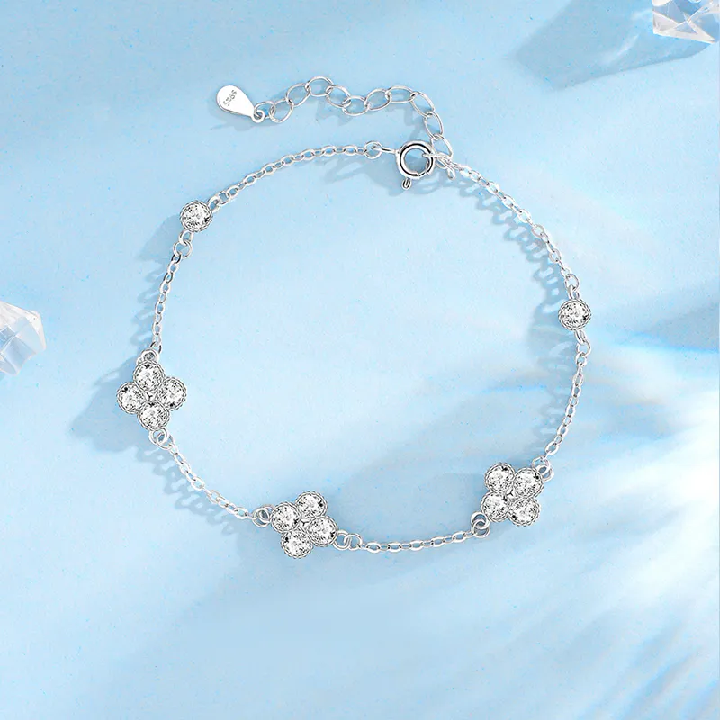 LIPSW 925 Sterling Silver Bracelets Women's-1