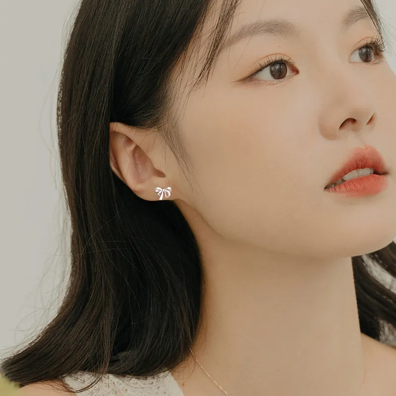 LIPSW S 999 Fine Silver Stud Earrings Women's-4