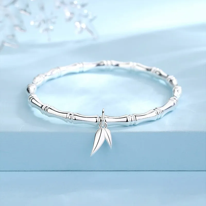 LIPSW 999 Fine Silver Bangles Women's-1