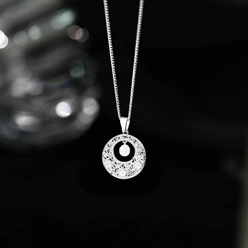 LIPSW S 999 Fine Silver Sterling Silver Necklaces Women's-1