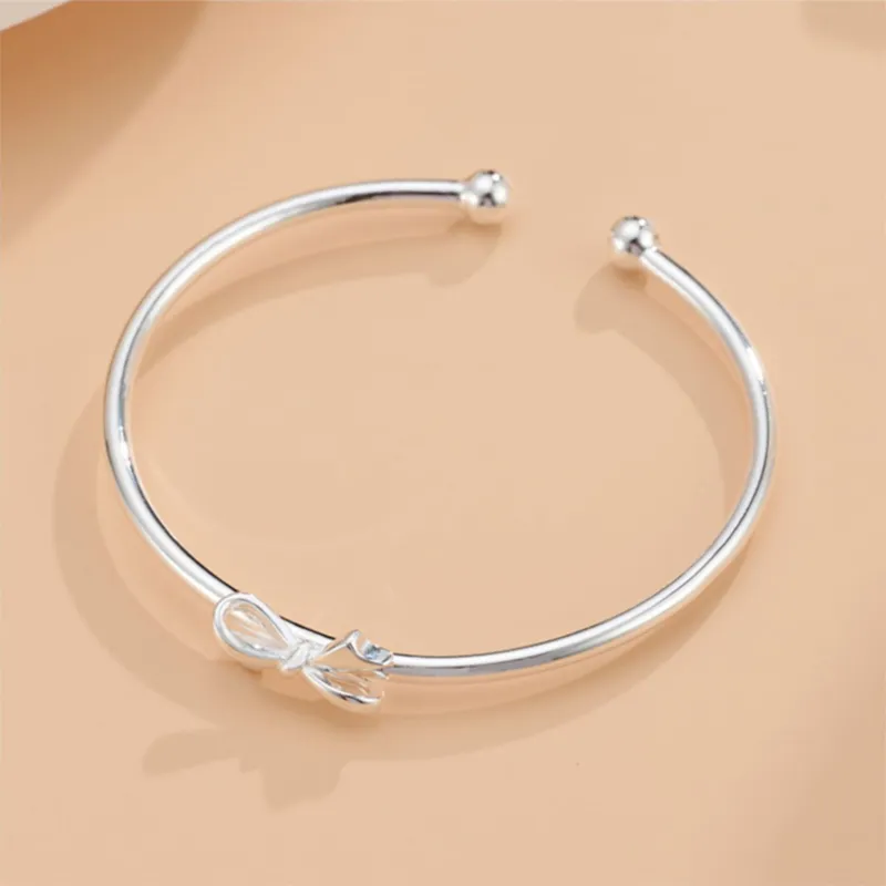 LIPSW 999 Fine Silver Bangles Women's-4