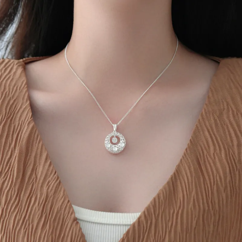 LIPSW S 999 Fine Silver Sterling Silver Necklaces Women's-3
