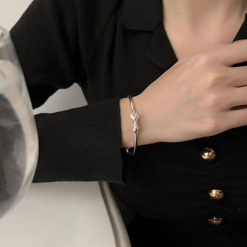 LIPSW 999 Fine Silver Bangles Women's-4