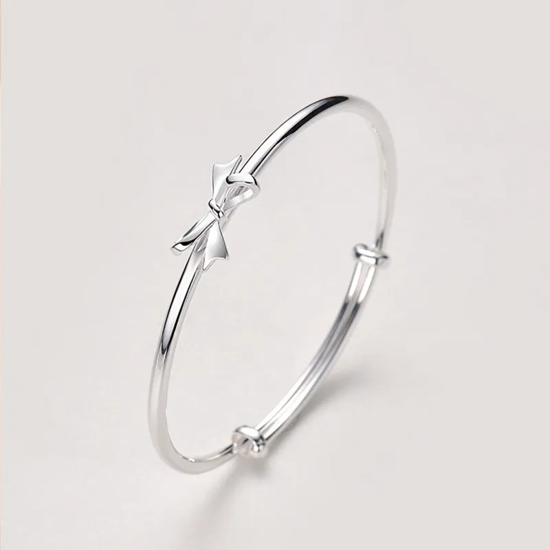 LIPSW 999 Fine Silver Bangles Women's-1