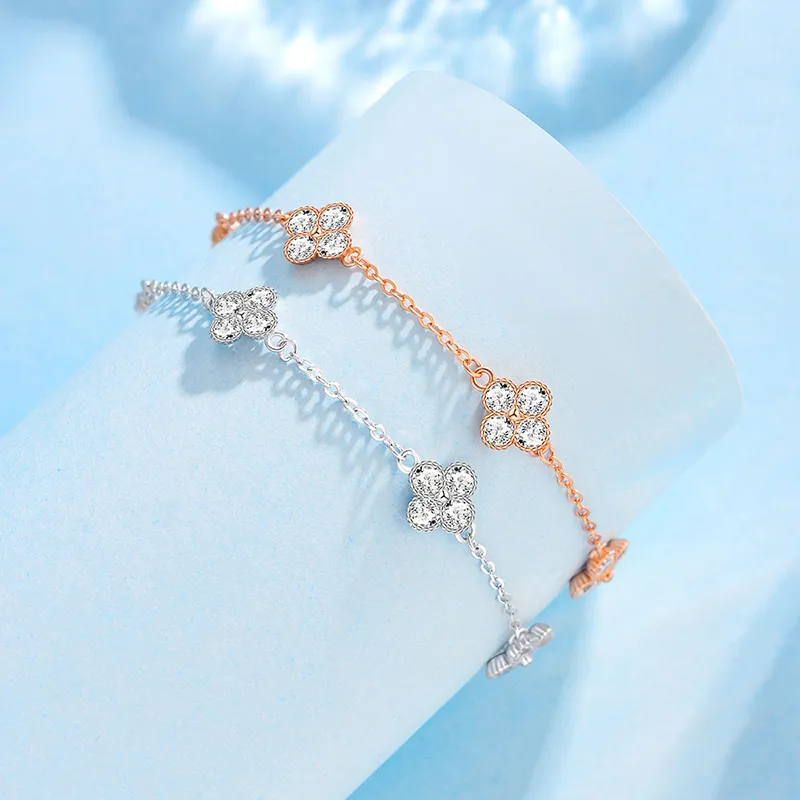 LIPSW 925 Sterling Silver Bracelets Women's-2