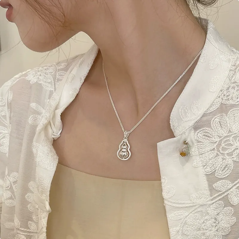 LIPSW S999 Fine Silver Necklaces Women's-4
