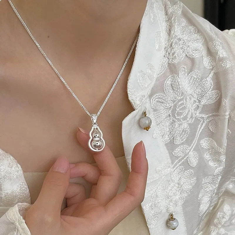 LIPSW S999 Fine Silver Necklaces Women's-3