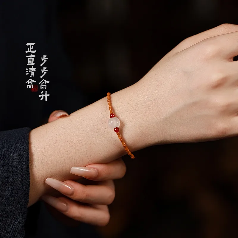 HANCANG Olive Pit Bracelets Women's-3