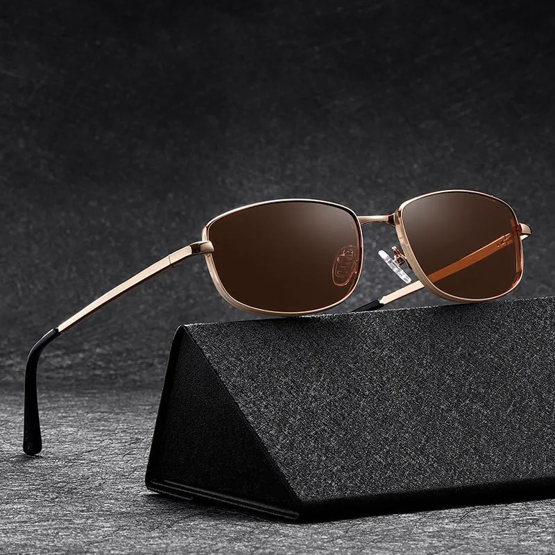YAWEIKA Metal Square Sunglasses Unisex-4