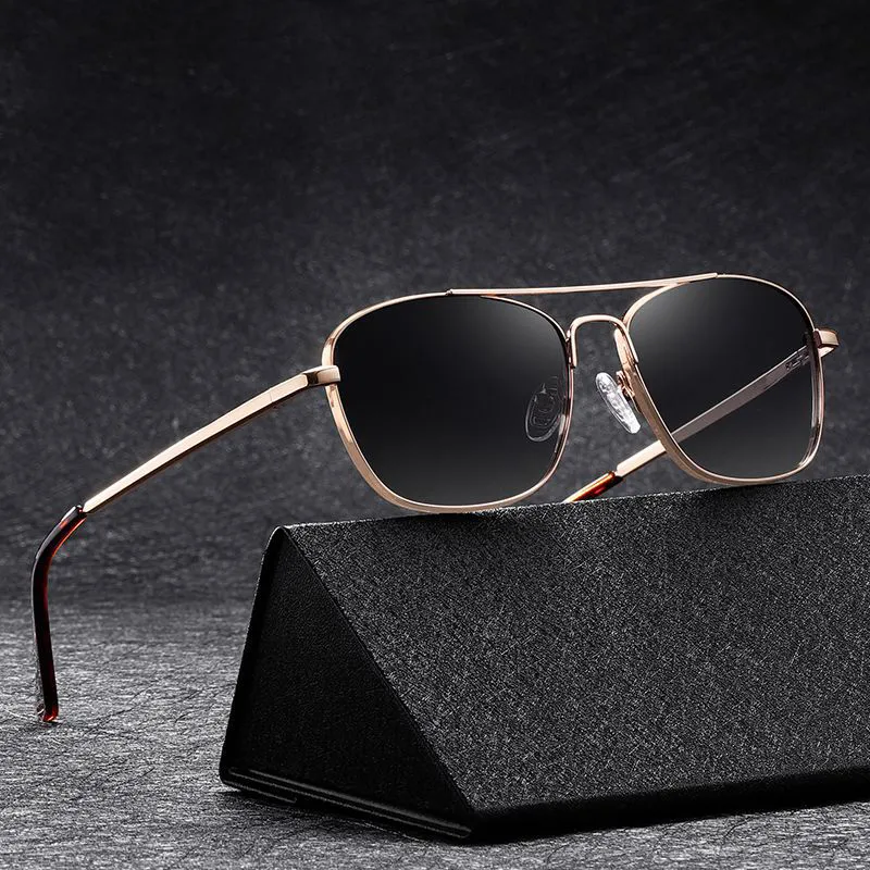 YAWEIKA Metal Aviator Sunglasses Men's-5