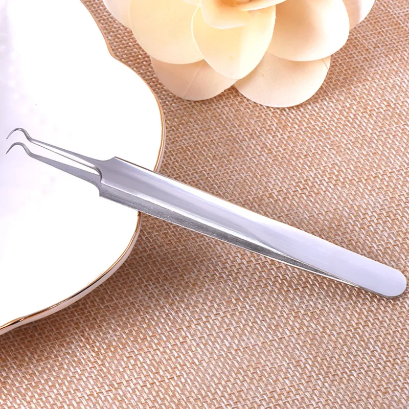 JIANYINGSHU Stainless Steel Cell Hook Clips Picking Blackheads And Pimples Closed End-1