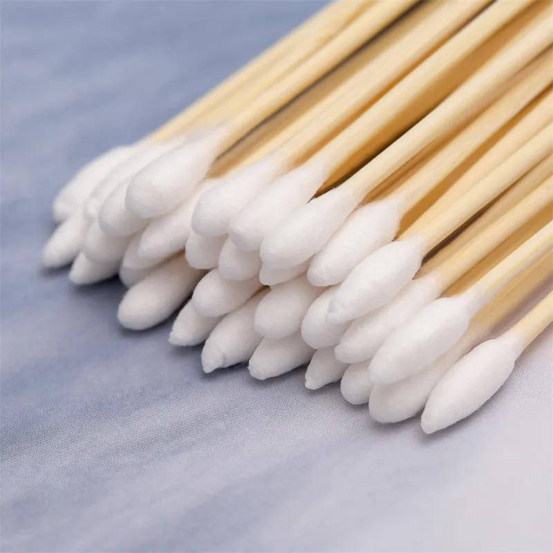JIANYINGSHU Dual Head Round Tip Cotton Swab Ear Cleaning Disposable Hygiene Swabs For Makeup Removal 200 Pcs-1