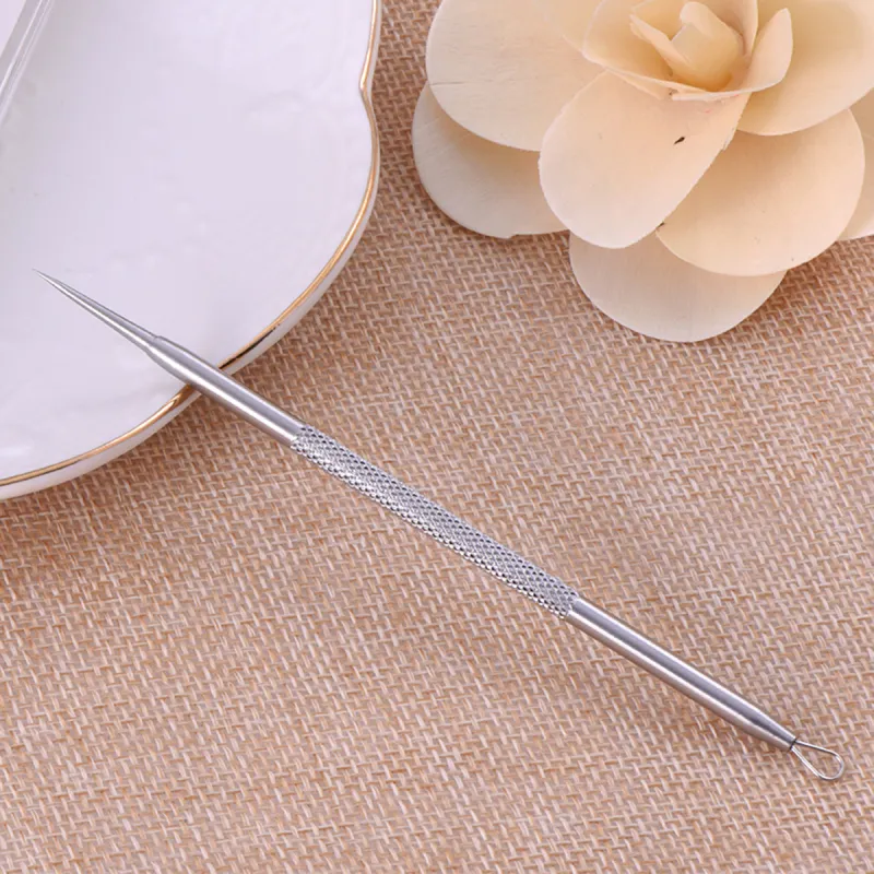 JIANYINGSHU Stainless Steel 304 Dual Head Acne Needle Removing Blackheads And Pimples Closed End-1