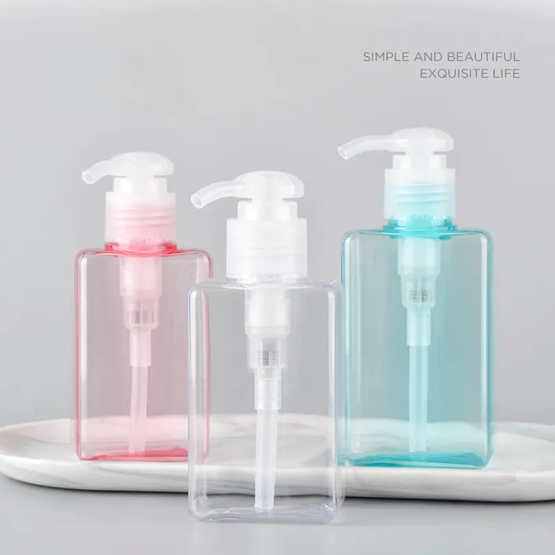 JIANYINGSHU Shampoo Bottle Empty Travel Mini Bottles Push Button-1