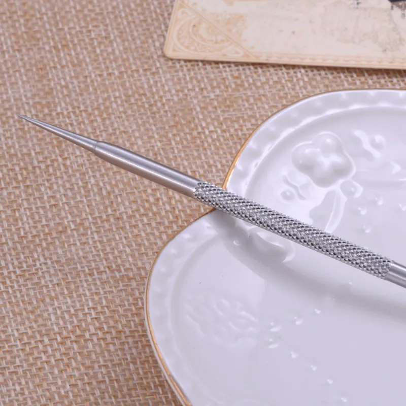 JIANYINGSHU Stainless Steel 304 Dual Head Acne Needle Removing Blackheads And Pimples Closed End-2