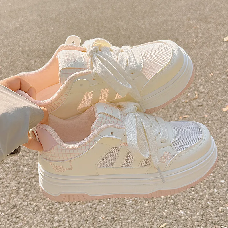 SNXR Low Top Skateboard Shoes Women's Pink-7