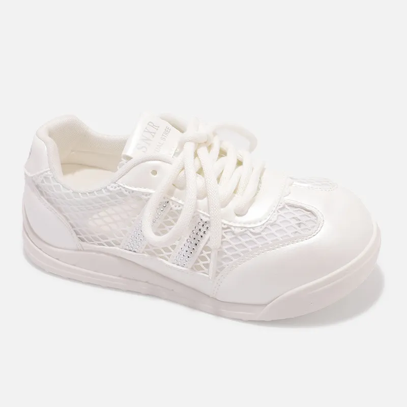 SNXR Slip Resistant Quick Dry Low Top Skateboard Shoes Women's Beige-2