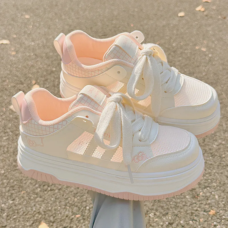 SNXR Low Top Skateboard Shoes Women's Pink-5