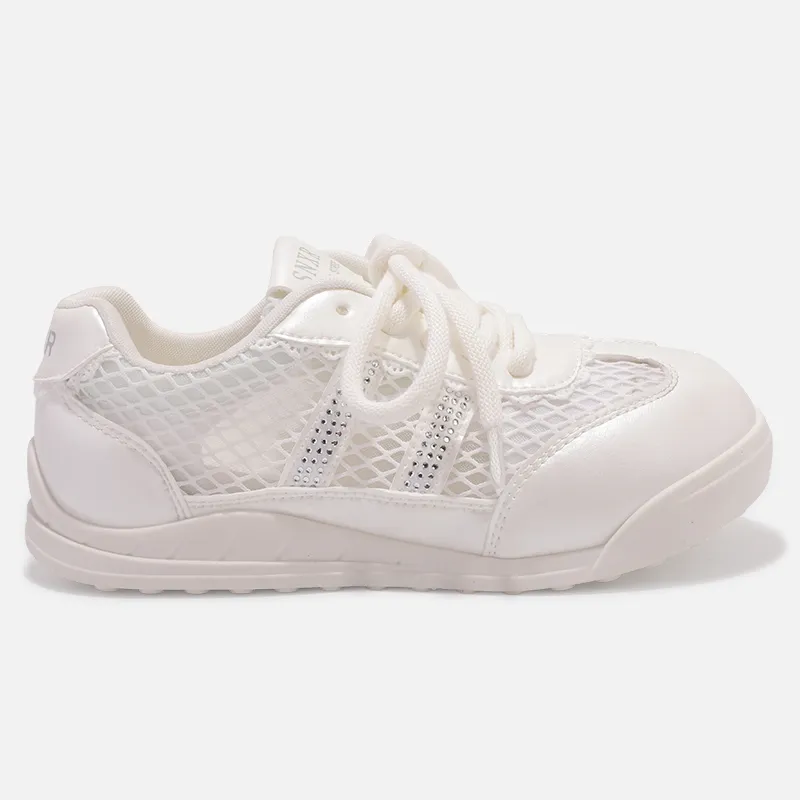 SNXR Slip Resistant Quick Dry Low Top Skateboard Shoes Women's Beige-3
