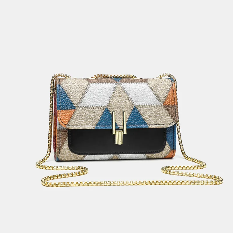 OKEKE PU Crossbody Bag Shoulder Bag Regular Women's Multicolor-3