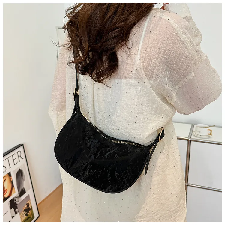 OKEKE Pu Shoulder Bag Crossbody Bag Regular Unisex White/Black/Pink/Gray-6