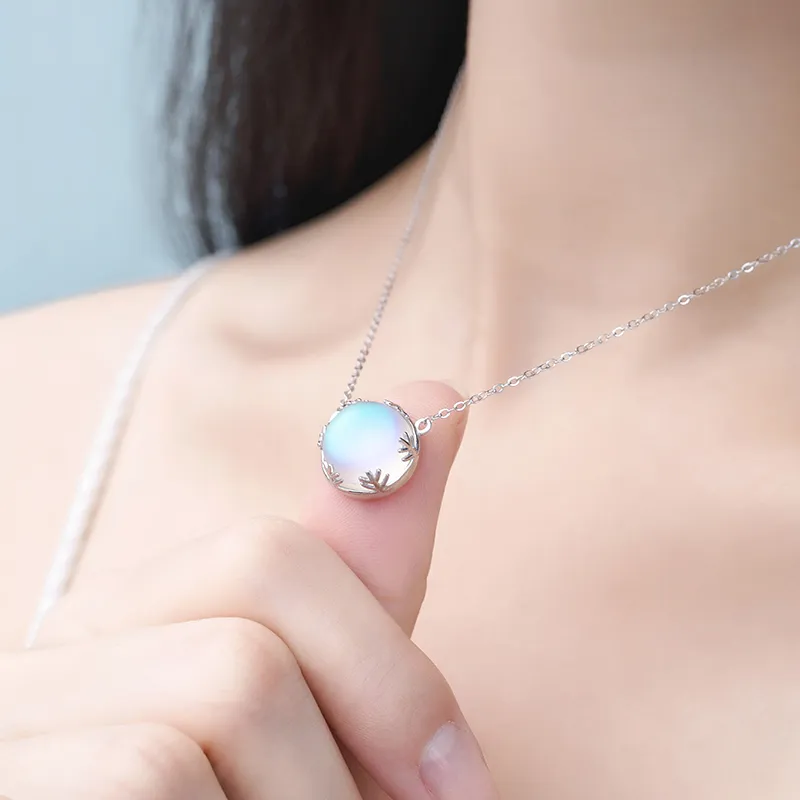 HUAYA 925 Sterling Silver Collarbone Chain Necklace Women's-1