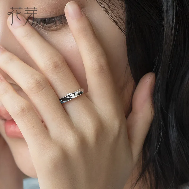 HUAYA 925 Sterling Silver Rings Unisex-3