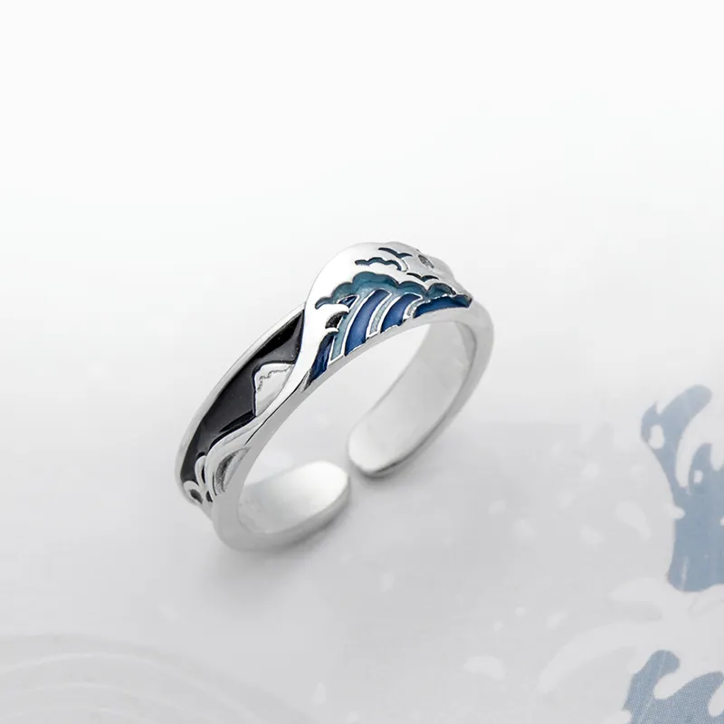 HUAYA 925 Sterling Silver Rings Unisex-2