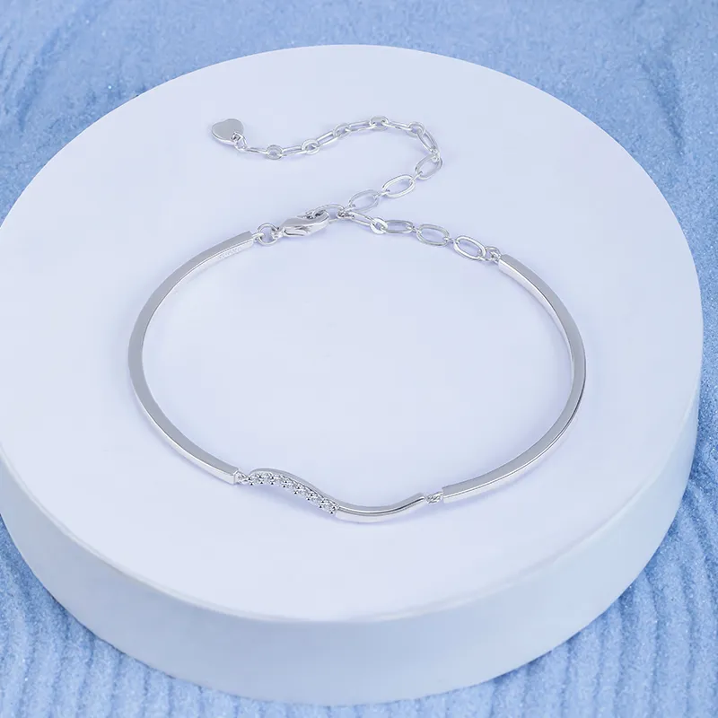 HUAYA Synthetic Cubic Zirconia Bracelets Unisex-1