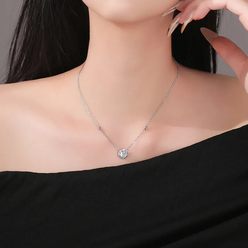 UZIID Sterling Silver Necklaces Women's-3