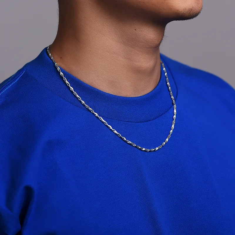 UZIID 999 Fine Silver Necklaces Unisex-7