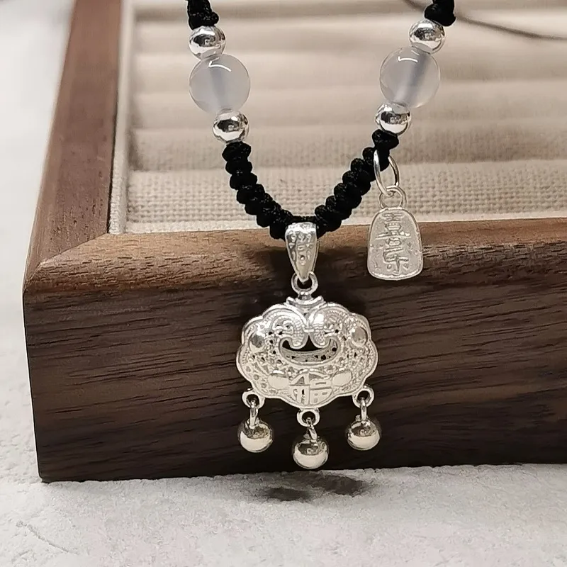UZIID Sterling Silver Necklaces Unisex-2