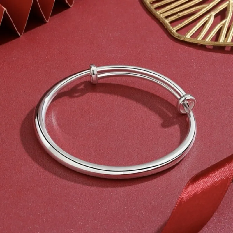 UZIID S999 Silver Bangles Women's-4