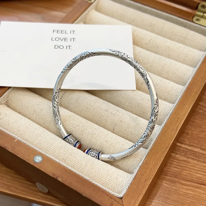 UZIID 999 Fine Silver Bangles Unisex-2