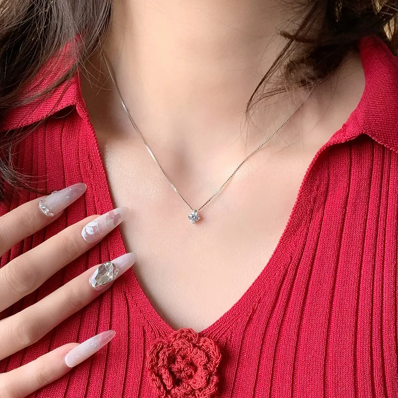 UZIID Sterling Silver Necklaces Women's-5