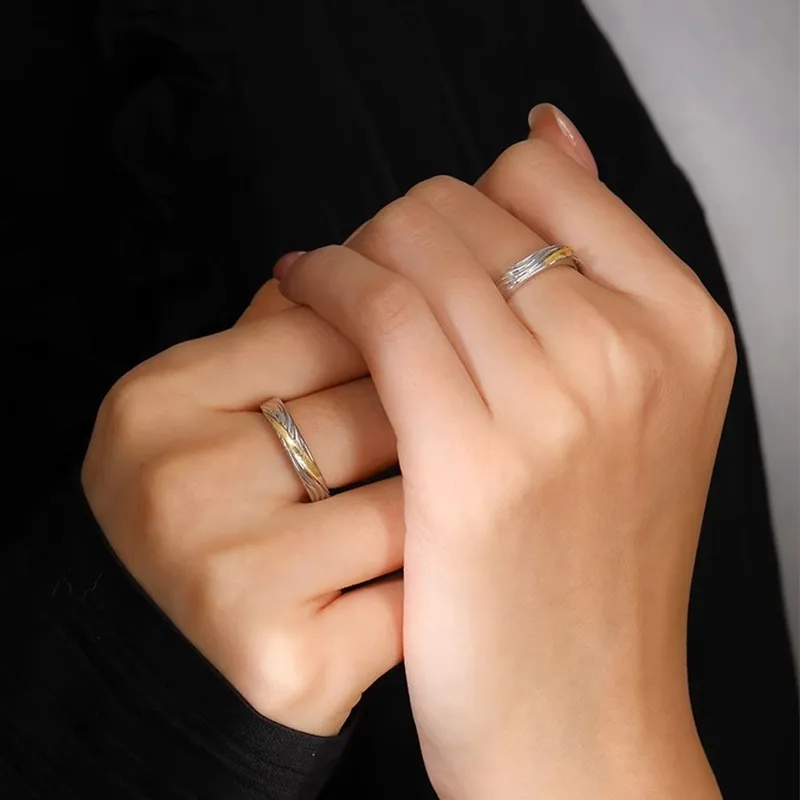 UZIID Sterling Silver Rings Unisex-5