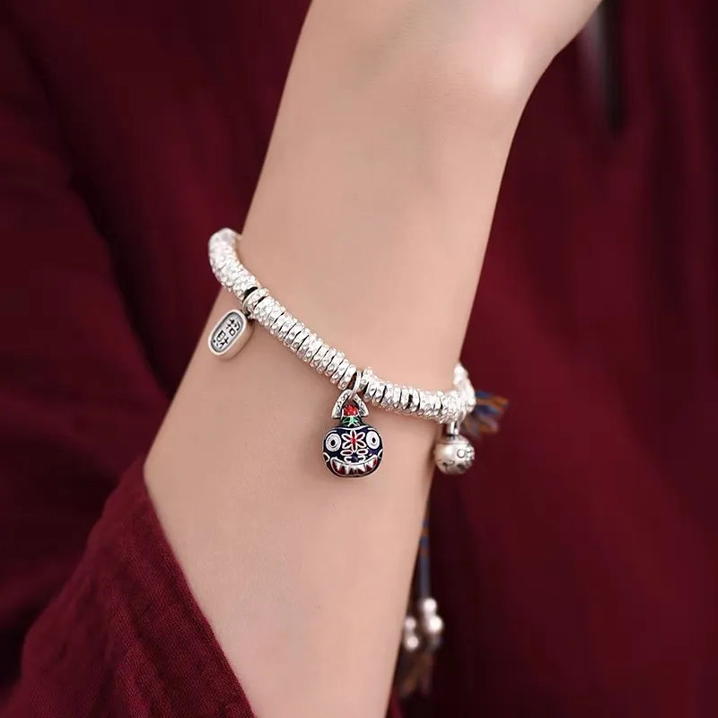 UZIID Sterling Silver Bracelets Unisex-2