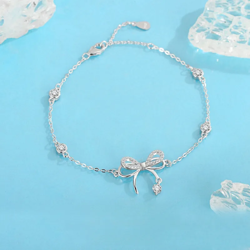 UZIID S925 Silver Zircon Bracelets Women's-1
