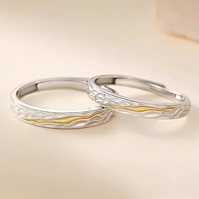 UZIID Sterling Silver Rings Unisex-2