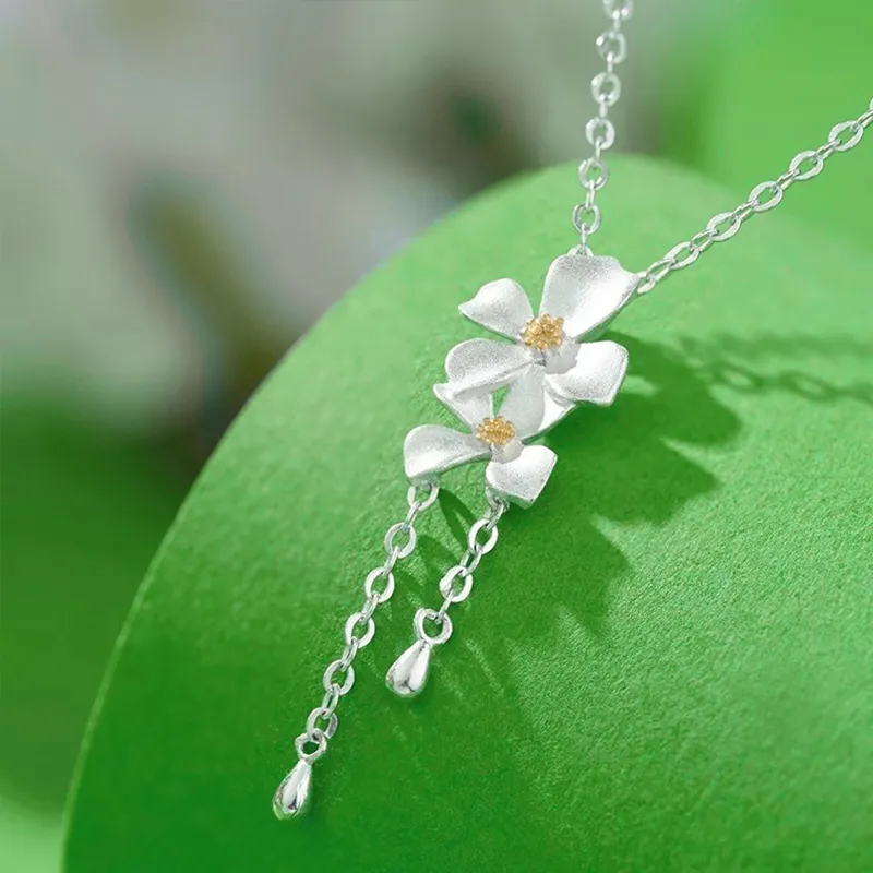 UZIID S999 Fine Silver Necklaces Women's-2