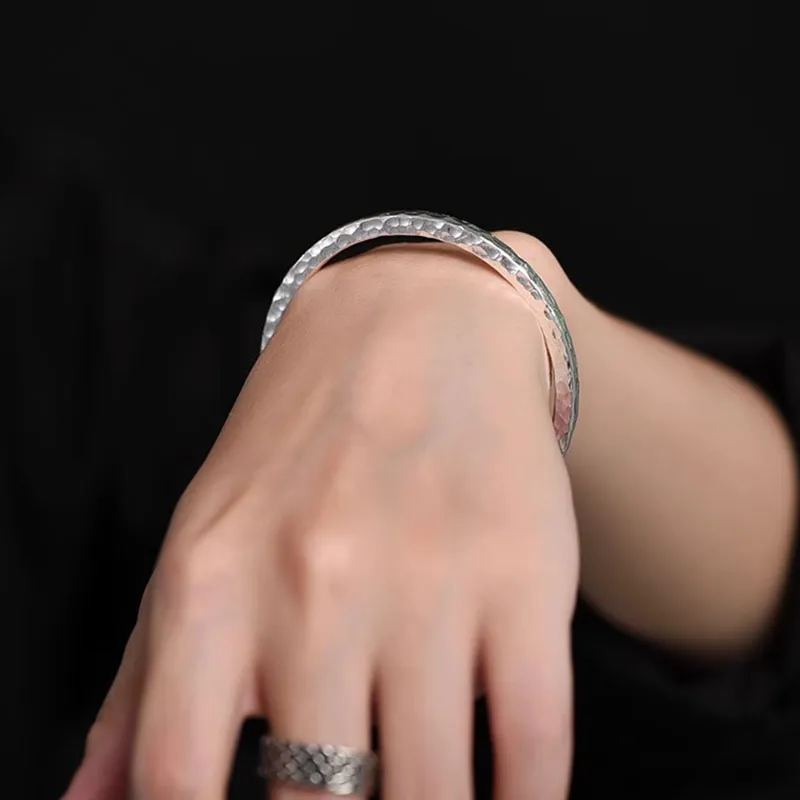 UZIID 999 Fine Silver Sterling Silver Bracelets Women's-3