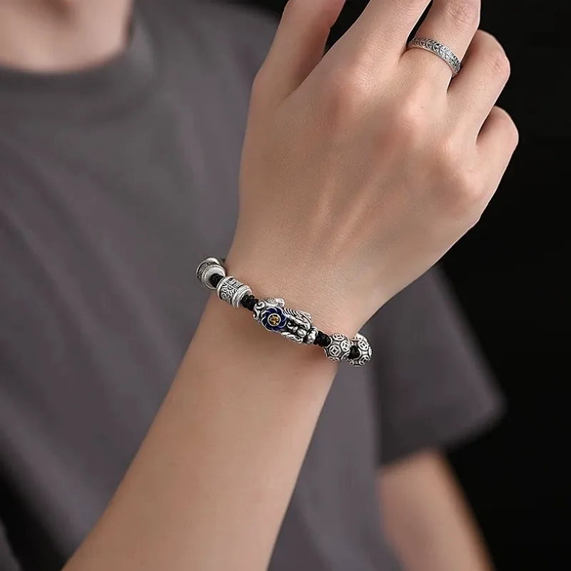UZIID S999 Silver Pure Silver Bracelets Unisex-7