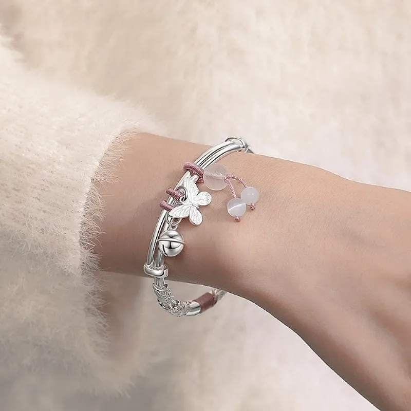 UZIID S999 Fine Silver Bangles Women's-3