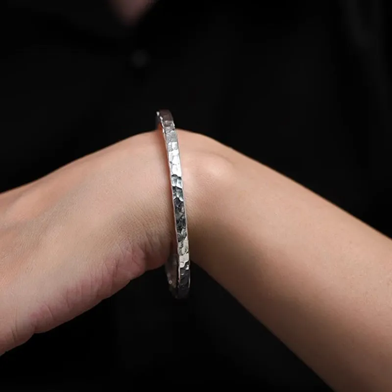 UZIID 999 Fine Silver Sterling Silver Bracelets Women's-4
